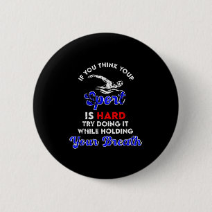 zwemprijsopgave - zwembaartjes grafische S Ronde Button 5,7 Cm