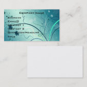 Zwemprofielkaart Visitekaartje (Voorkant / Achterkant)