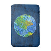 Zwemrijke aarde badmat (Voorkant Verticaal)