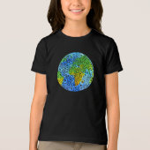 Zwemrijke aarde Tri-Blend shirt (Voorkant)