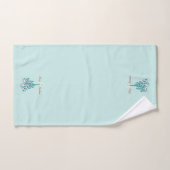 Zwemrijke kerstboom bad handdoek (Handdoek)