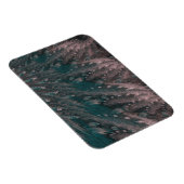 Zwemroze en blauwe veren magneet (Rechterzijde)