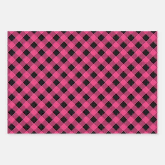 Zwemroze, lichtroze zestien patronen inpakpapier vel (Voorkant 3)