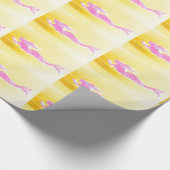 zwemroze onderzeese zeemeerminnen patroon cadeaupapier (Hoek)