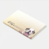 Zwemsalon met laag poly Dog Pet Care Grooming Post-it® Notes (Schuin)