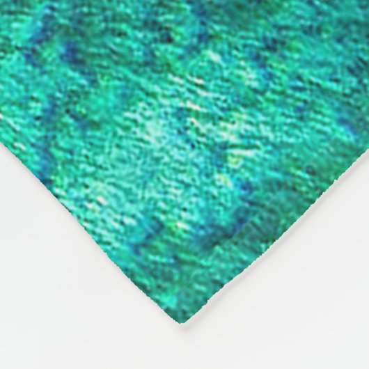 Zwemschildpad Fleece Blanket (Hoek)