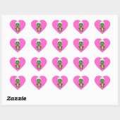 Zwemschildpad Hart Sticker (Vel)