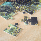 Zwemschildpad in de Blauwe Oceaan Legpuzzel (Zijkant)