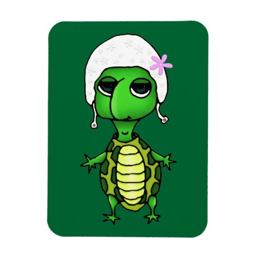 Zwemschildpad Magneet (Verticaal)