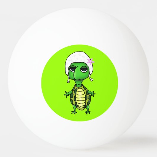 Zwemschildpad Pingpongbal (Voorkant)
