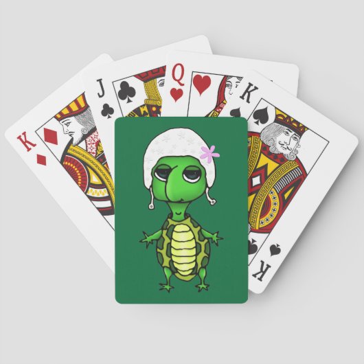 Zwemschildpad Pokerkaarten (Achterkant)