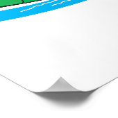 zwemschildpad poster (Hoek)