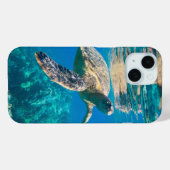 Zwemschildpad Zee Case-Mate iPhone Case (Achterkant (horizontaal))