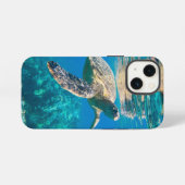 Zwemschildpad Zee iPhone Hoesje (Achterkant horizontaal)
