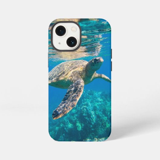Zwemschildpad Zee iPhone Hoesje (Achterkant)