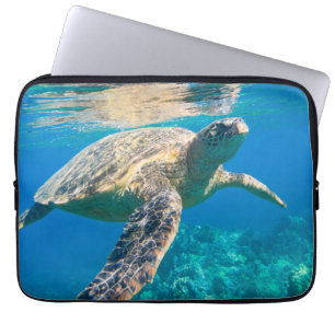 Zwemschildpad Zee Laptop Sleeve