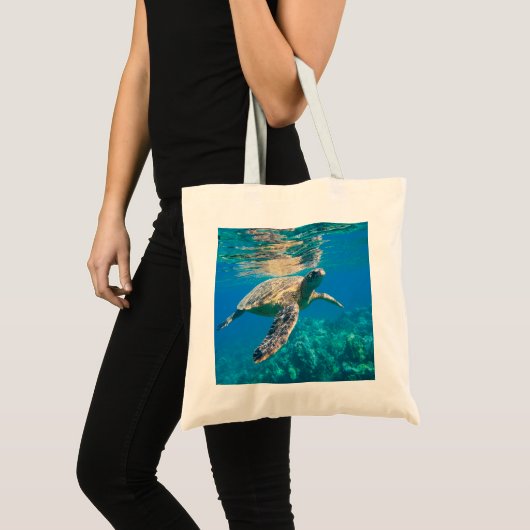 Zwemschildpad Zee Tote Bag (Voorkant (product))