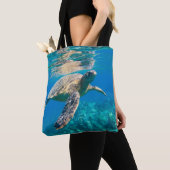Zwemschildpad Zee Tote Bag (Dichtbij)
