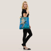 Zwemschildpad Zee Tote Bag (Op model)