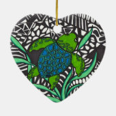 Zwemschildpadden van zee, Ornament (Achterkant)