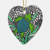 Zwemschildpadden van zee, Ornament (Links)