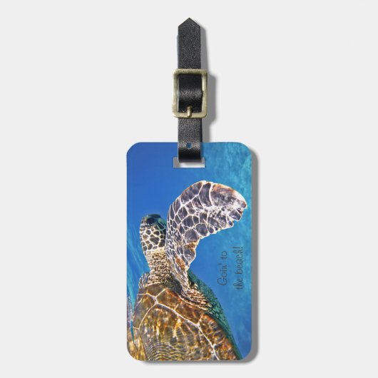 Zwemschildpadden van Zeeen van Hawaï Bagagelabel (Voorkant verticaal)