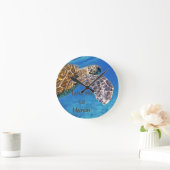 Zwemschildpadden van Zeeen van Hawaï Ronde Klok (Huis)