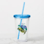 Zwemschildpadden Zomer Zee Life Ocean Life Acryl Drinkbeker (Achterkant)