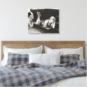 Zwemschoonheid, 1918 canvas afdruk (Insitu (Slaapkamer))