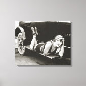 Zwemschoonheid, 1918 canvas afdruk (Voorkant)