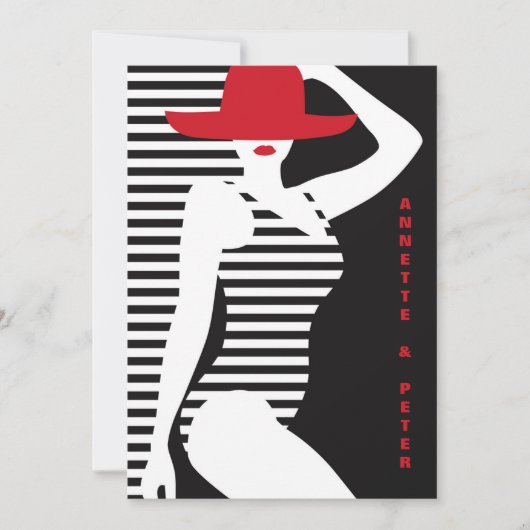 Zwemschoonheid 2 uitnodiging (Voorkant)