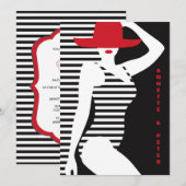 Zwemschoonheid 2 uitnodiging (Voorkant / Achterkant)