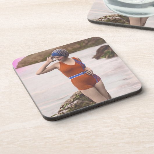  zwemschoonheid onderzetter (Linkerzijde)