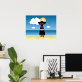 Zwemschoonheid Poster (Thuiskantoor)