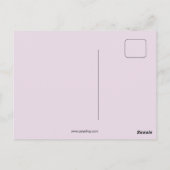 Zwemschoonheid uit 1920, flauwmeisje briefkaart (Achterkant)