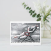 ZwemschoonheidsBriefkaart Briefkaart (Staand voorkant)