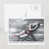 ZwemschoonheidsBriefkaart Briefkaart (Voorkant / Achterkant)