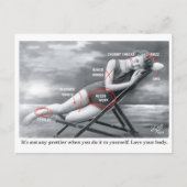 ZwemschoonheidsBriefkaart Briefkaart (Voorkant)