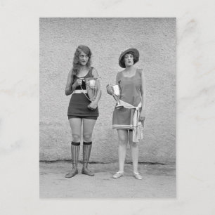 Zwemschoonheidswedstrijd, 1922 briefkaart