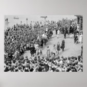 Zwemschoonheidswedstrijd, jaren 20 poster (Voorkant)