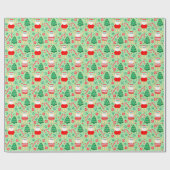 Zwemspapier voor kerstcadeaus cadeaupapier (Vlak)