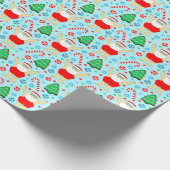 Zwemspapier voor Kerstcadeaus Cadeaupapier (Hoek)