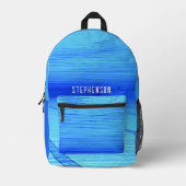 Zwemsport gepersonaliseerd bedrukte rugzak (Voorkant)