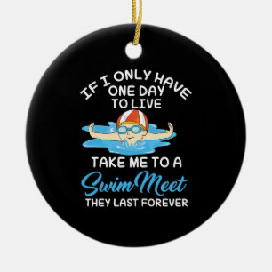 Zwemsport Gift Keramisch Ornament