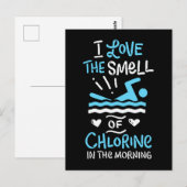 Zwemsport zwemmen Gift Briefkaart (Voorkant / Achterkant)