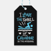 Zwemsport zwemmen Gift Cadeaulabel (Voorkant)