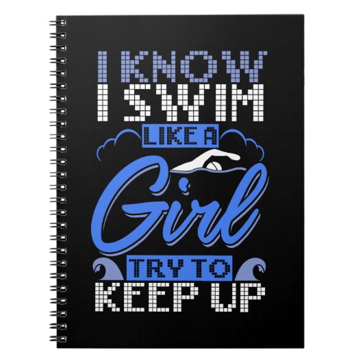 Zwemsport zwemmen Gift Notitieboek (Voorkant)
