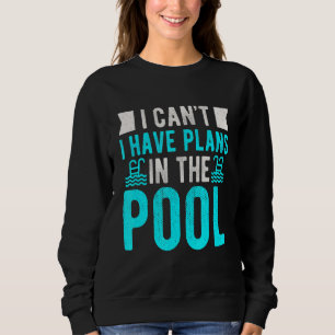 Zwemsport zwemmen Mannen Vrouwen T-shirt