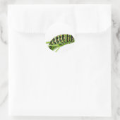 Zwemstaarstaarster Ronde Sticker (Tas)