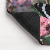 Zwemstaart op rood sedum muismat (Hoek)